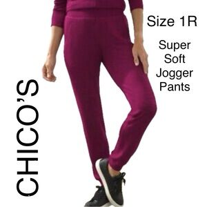 M 8/10 Chico’s 1R Soft Jogger Lounge Casual Pants